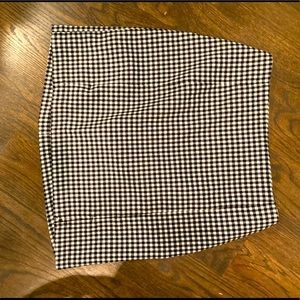 Eyeshadow black and white checkered skirt size small